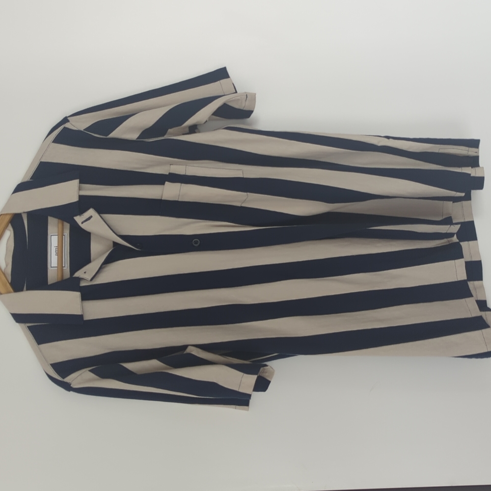 AMI Striped Short Sleeve shirt -S